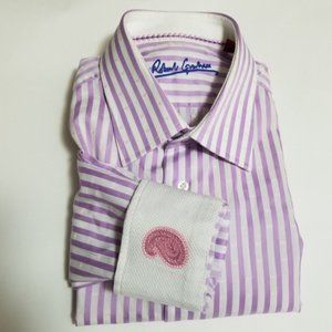 Robert Graham Dress Shirt w/ Paisley Flip Cuffs